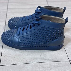 Christian Loubitin Blue Shoes